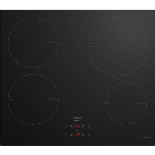 Индукционная варочная поверхность BEKO HII64400MT [ст-керамика, конф.:4 шт, инд.-4, черный]