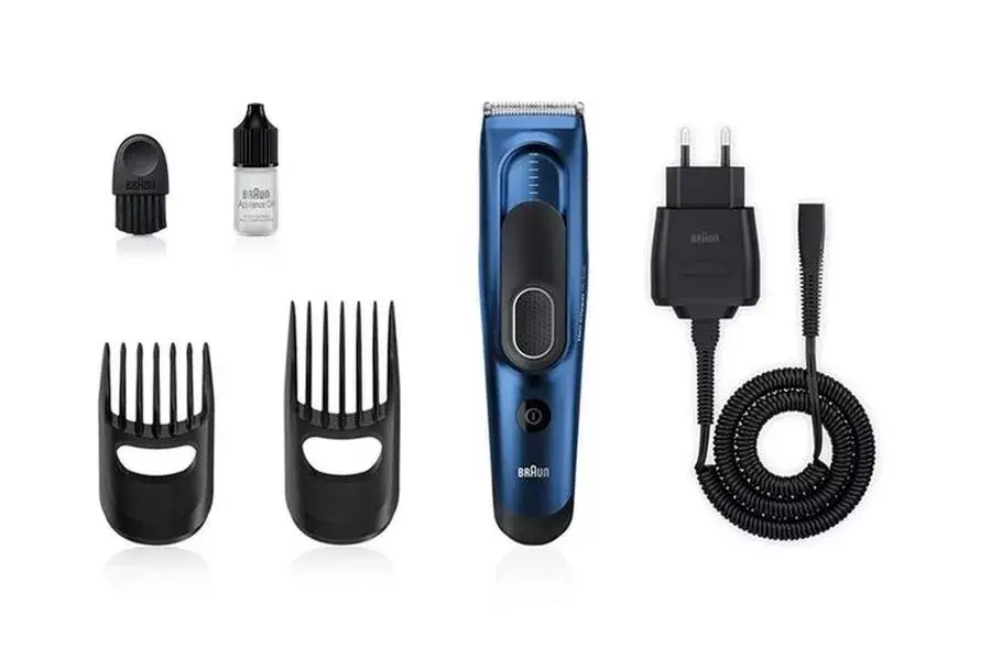 Триммер Braun HC5030 синий (насадок в компл:2шт)