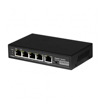 Коммутатор Osnovo SW-8050/D 5G 4PoE+ 90W неуправляемый