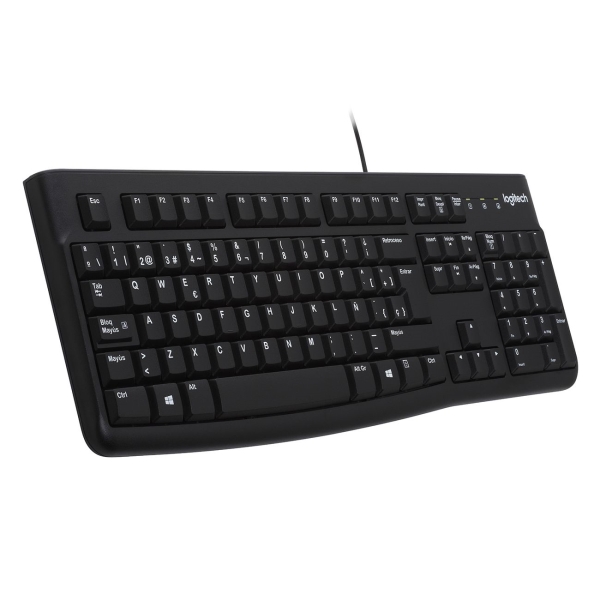Клавиатура Logitech K120 for business черный USB 920-002522
