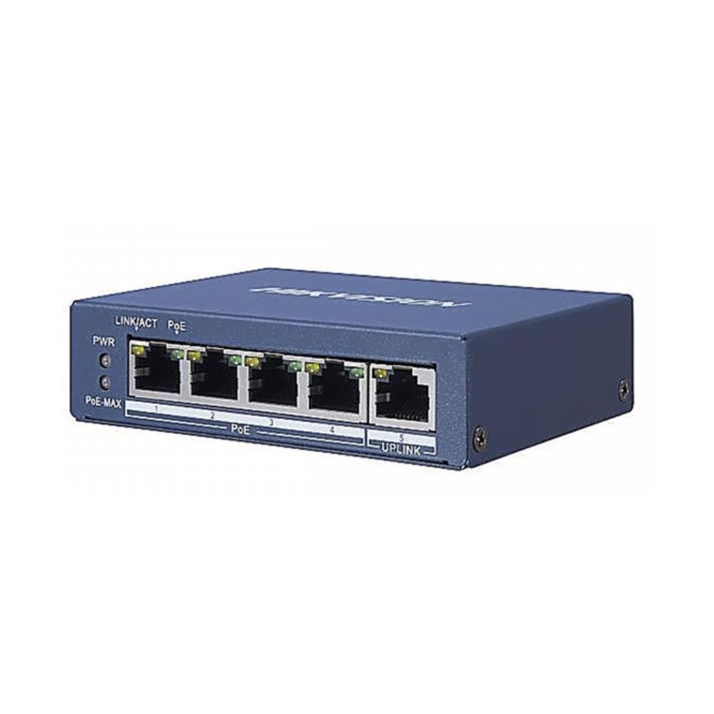 Коммутатор Hikvision DS-3E0505HP-E 5G 3PoE+ 60W неуправляемый