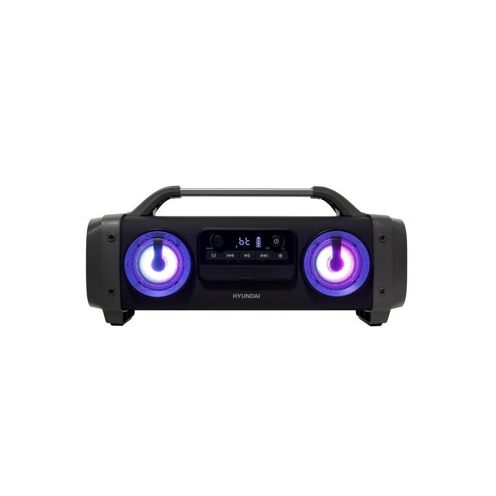 Аудиомагнитола Hyundai H-PCD400 черный 28Вт MP3 FM(dig) USB BT microSD