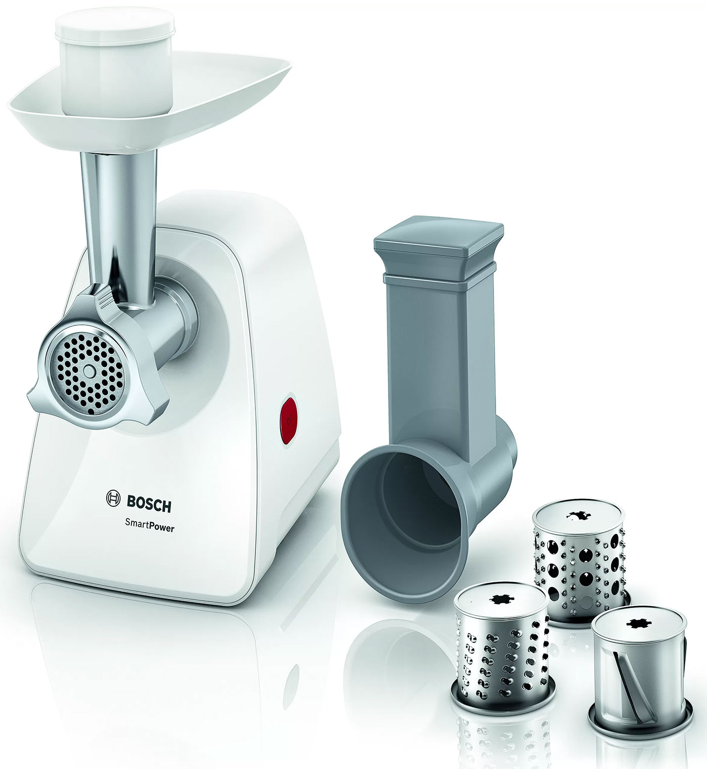 Мясорубка Bosch MMWP2004 1500Вт белый