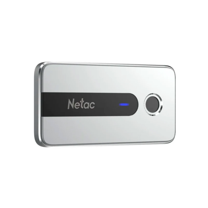 Внешний накопитель SSD Netac Z11 500GB USB 3.2 Gen 2 Type-C NT01Z11-500G-32SL (отпечаток пальца)