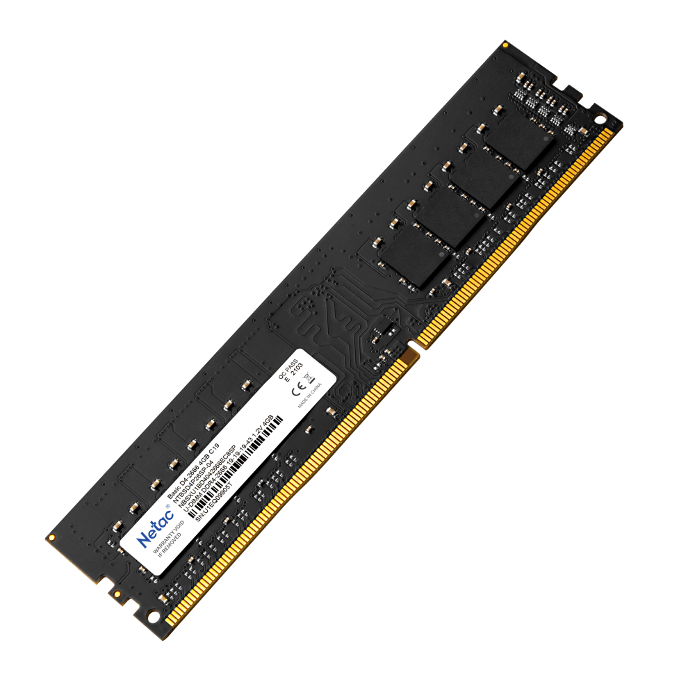 Оперативная память 4Gb DDR4 2666MHz Netac (NTBSD4P26SP-04)