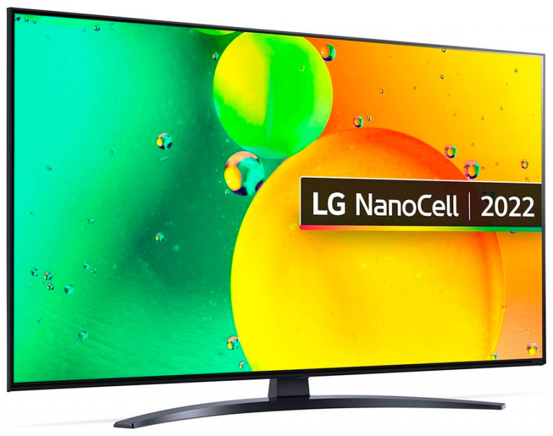 50" Телевизор LG 50NANO766QA.ARUB, NanoCell, 4K Ultra HD, синяя сажа, SMART TV, WebOS