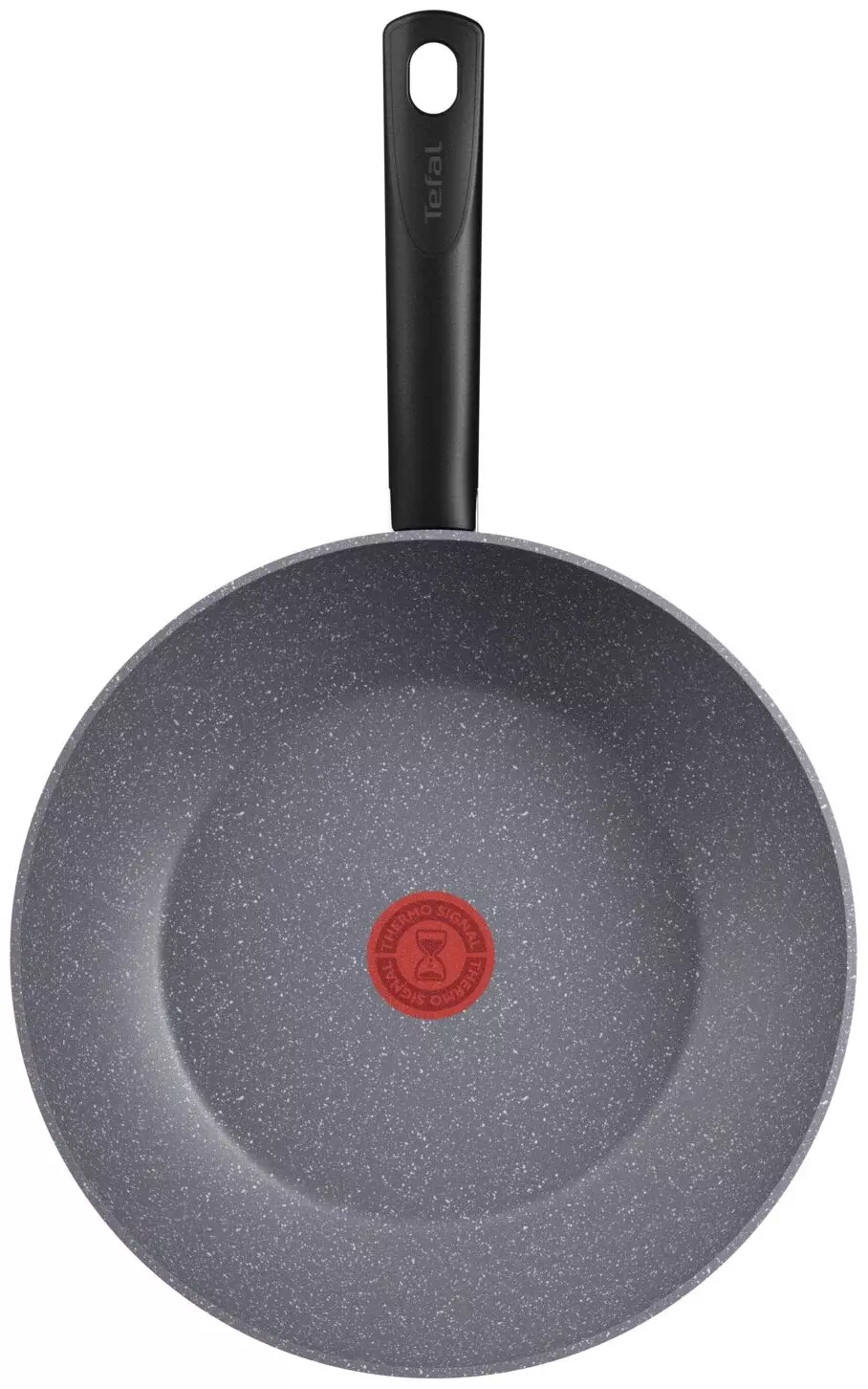 Сковорода ВОК (WOK) Tefal Natural ON G2801902 круглая 28см ручка несъемная (без крышки) серый (21001