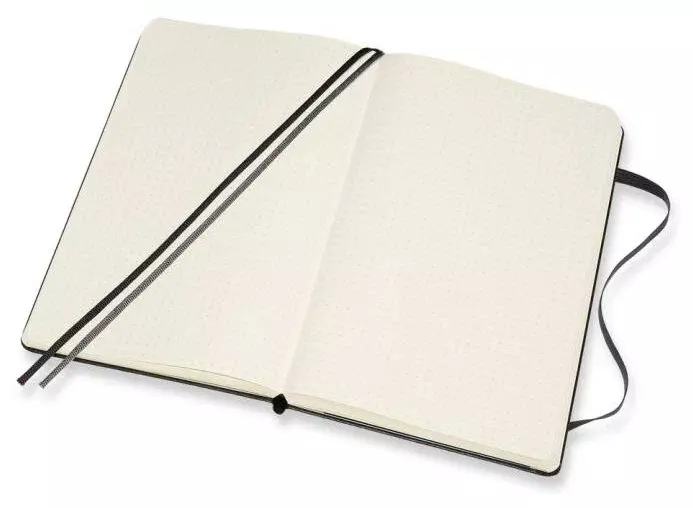 Блокнот Moleskine CLASSIC QP066 Large 130х210мм 240стр. пунктир твердая обложка черный