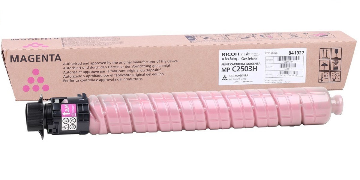 Тонер-картридж Ricoh 841927 (MPC2503HM) пурпурный (magenta), ресурс 9 500 страниц