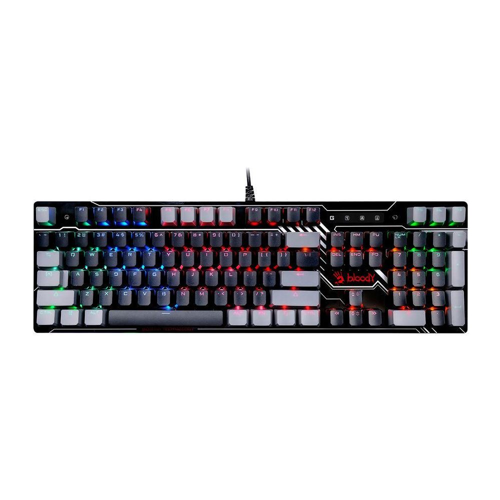 Клавиатура A4Tech Bloody B808N механическая черный/серый USB for gamer LED