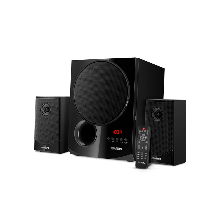 Колонки Sven MS-2080 2.1 черный 70Вт BT