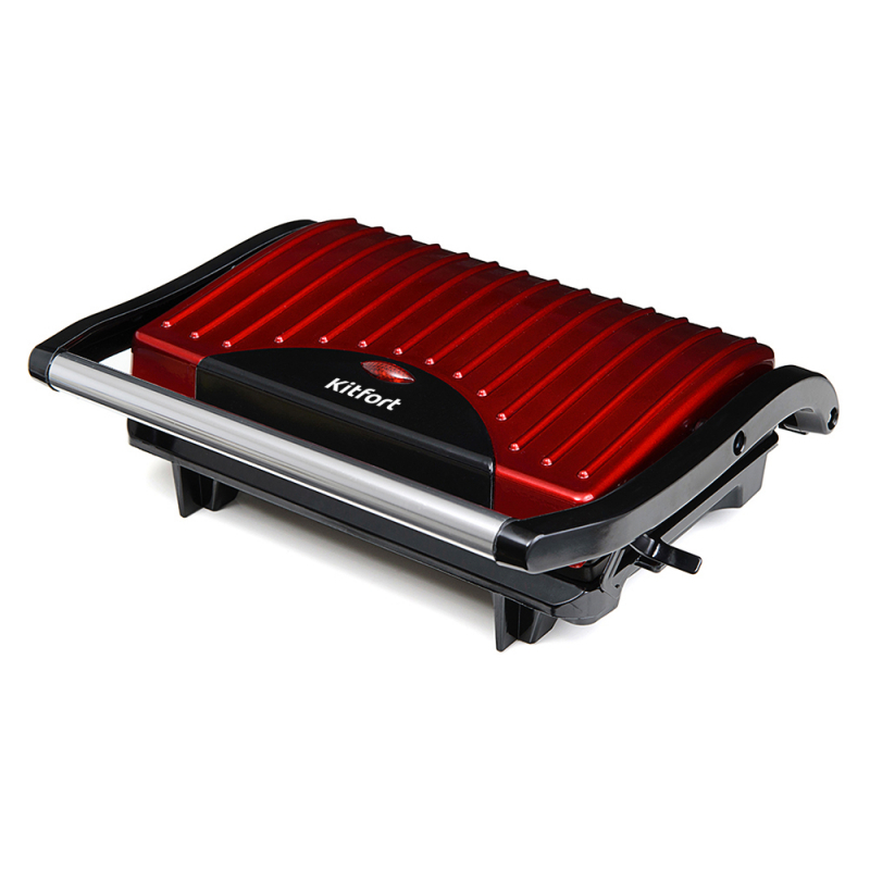 Сэндвичница Kitfort КТ-1609 Panini Maker, красный/ черный