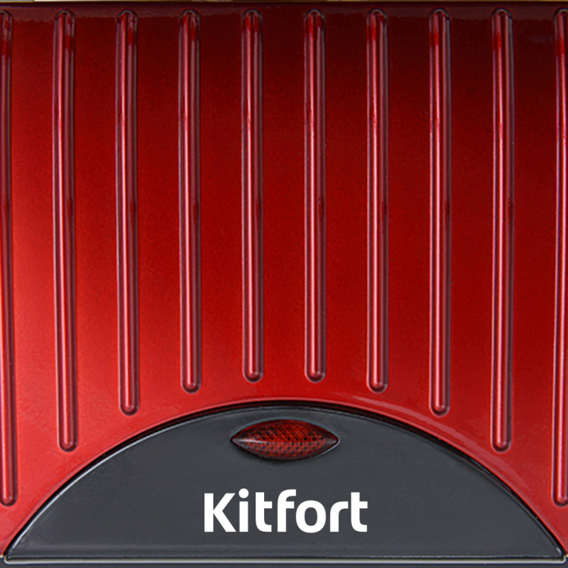 Сэндвичница Kitfort КТ-1609 Panini Maker, красный/ черный