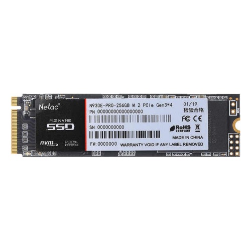 Накопитель SSD Netac PCI-E 3.0 256Gb NT01N930E-256G-E4X N930E Pro M.2 2280