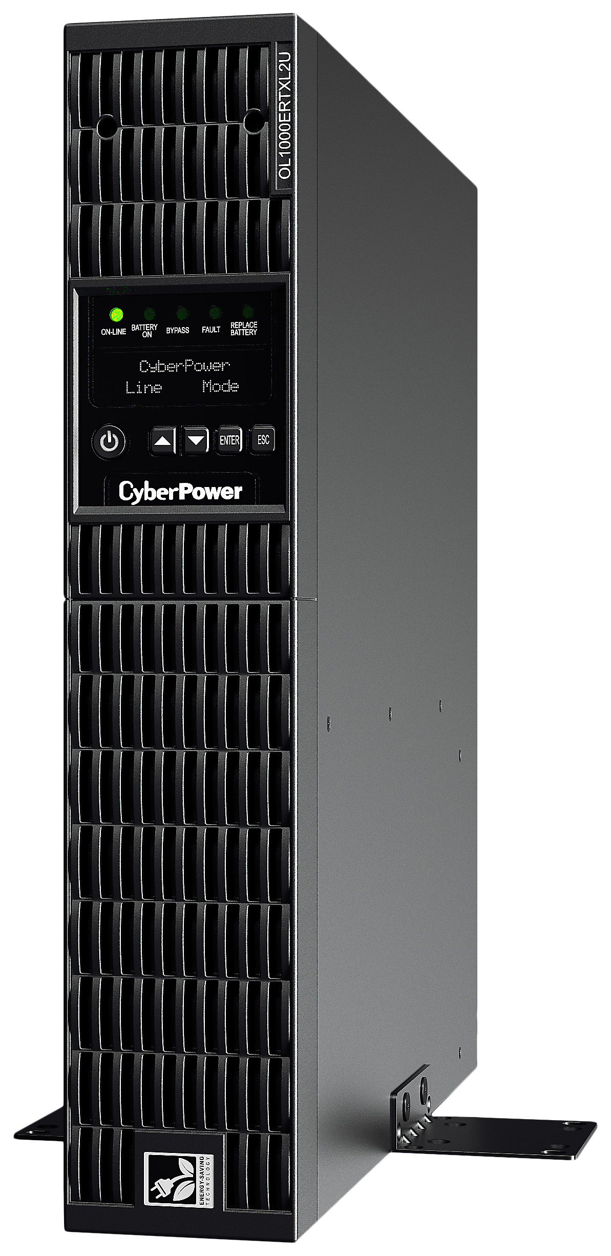 ИБП CyberPower OL1000ERTXL2U, Rackmount, Online, 1000VA/900W, 8 IEC-320 С13 розеток