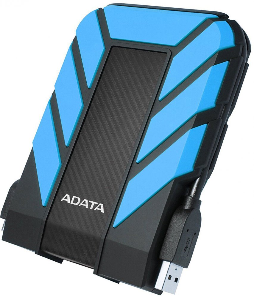 Жесткий диск A-Data USB 3.0 2Tb AHD710P-2TU31-CBL HD710Pro DashDrive Durable 2.5" голубой