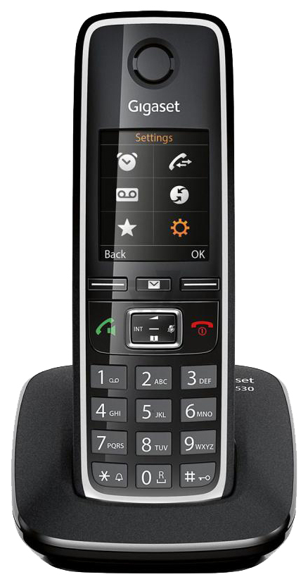 Трубка доп. Dect Gigaset C530H RUS черный для C530