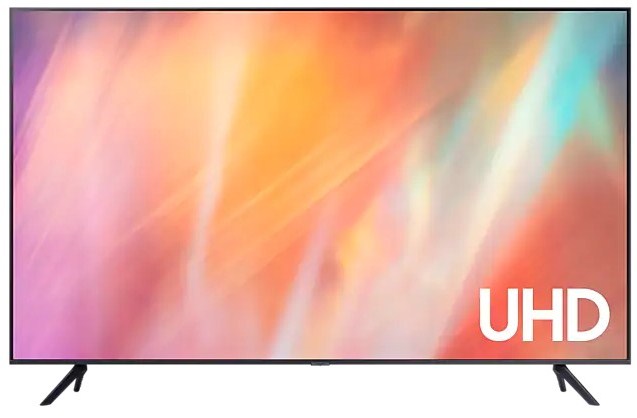 43" Телевизор Samsung UE43AU7100UXCE, 4K Ultra HD, титан, SMART TV, Tizen OS