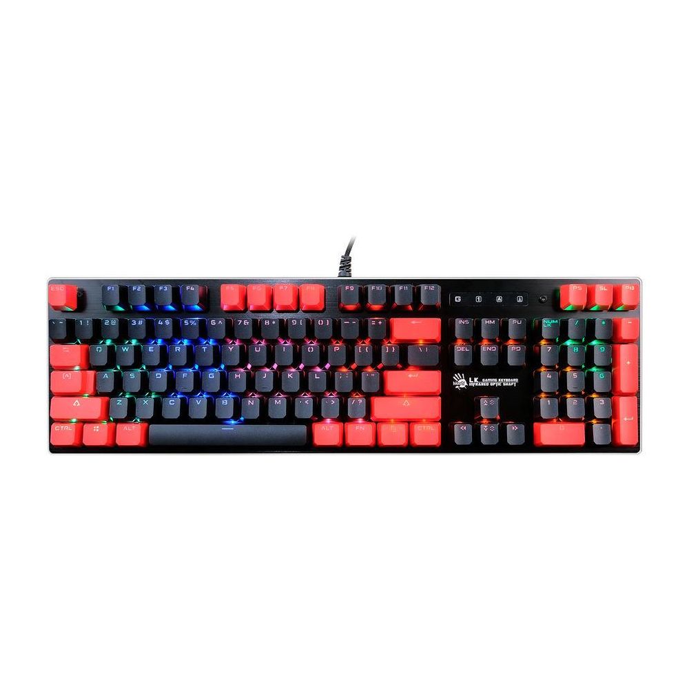 Клавиатура A4Tech Bloody B820N механическая черный/красный USB for gamer LED