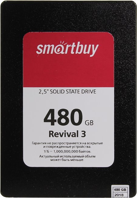 Твердотельный накопитель SmartBuy 480 GB SB480GB-RVVL3-25SAT3