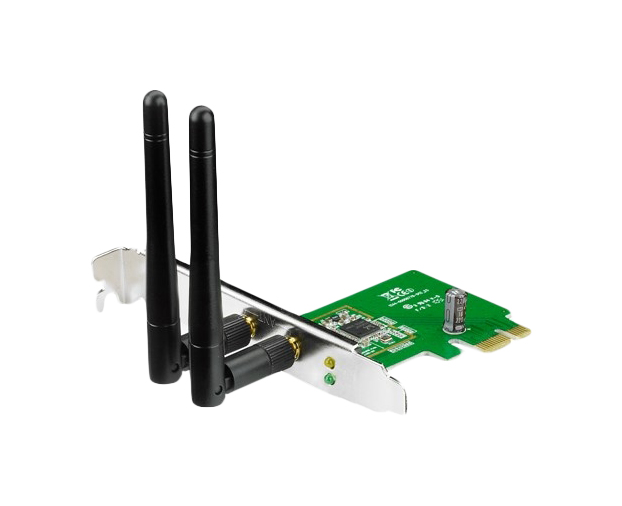 Wi-Fi адаптер ASUS PCE-N15, зеленый