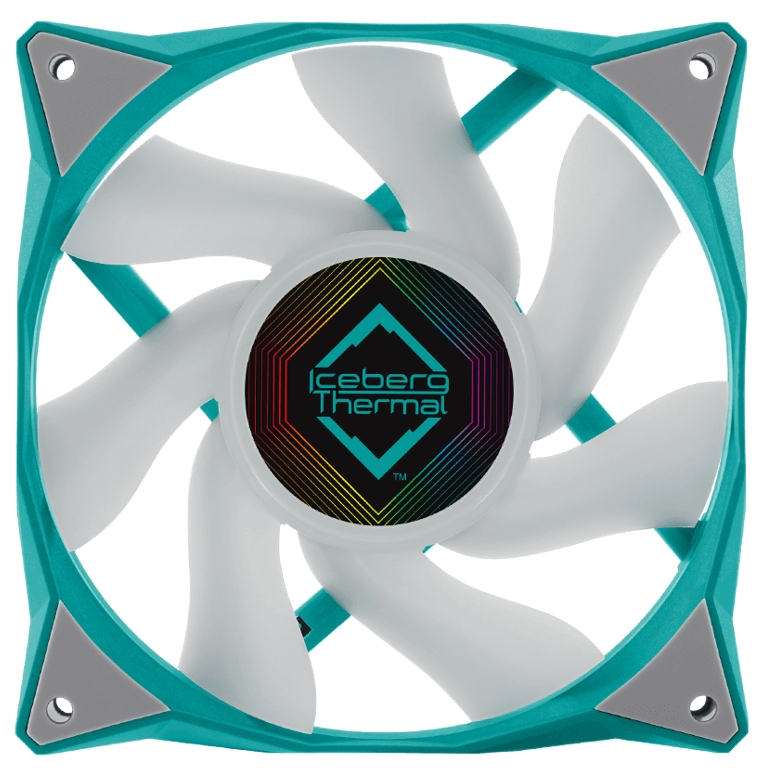 Вентилятор для корпуса Iceberg Thermal IceGALE ARGB 120mm TEAL 500 - 2200 RPM