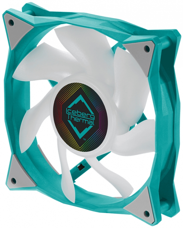 Вентилятор для корпуса Iceberg Thermal IceGALE ARGB 120mm TEAL 500 - 2200 RPM
