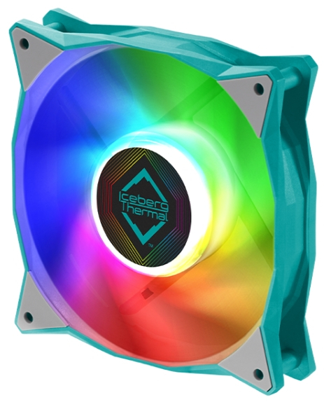 Вентилятор для корпуса Iceberg Thermal IceGALE ARGB 120mm TEAL 500 - 2200 RPM