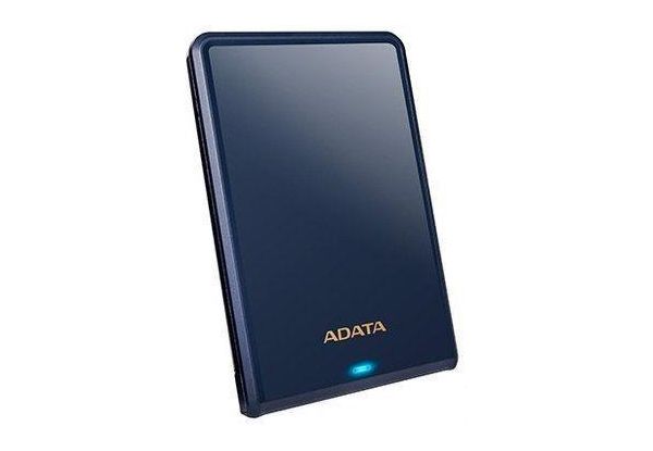 Жесткий диск внешний HDD ADATA USB3.1 1TB DashDrive HV620 Slim Dark Blue