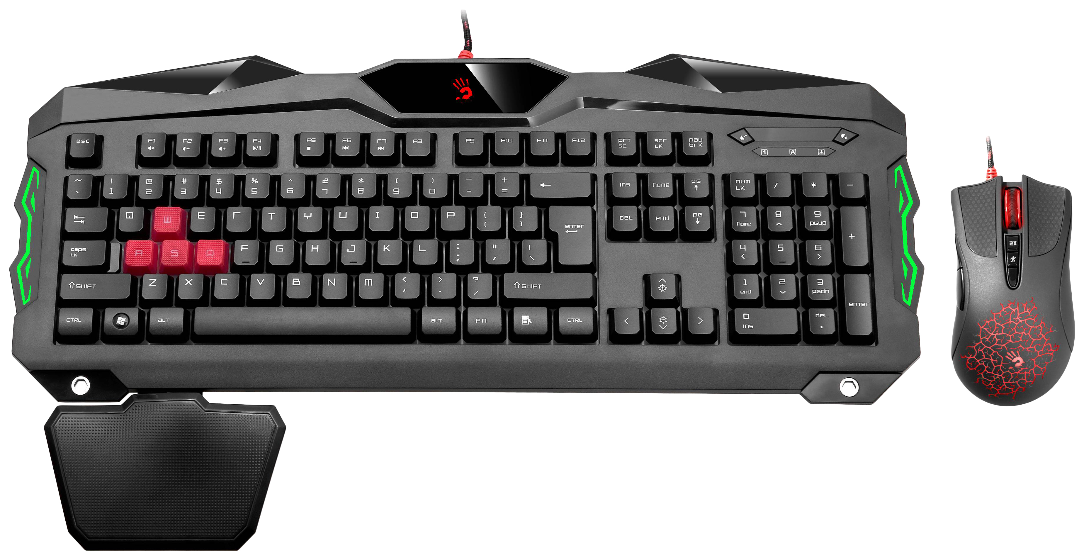 Клавиатура + мышь A4Tech Bloody Q2100/B2100 (Q210+Q9) клав:черный мышь:черный