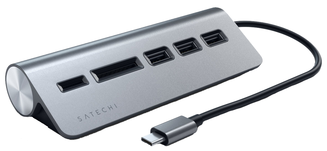 USB-концентратор Satechi Type-C USB Hub & Micro/SD Card Reader