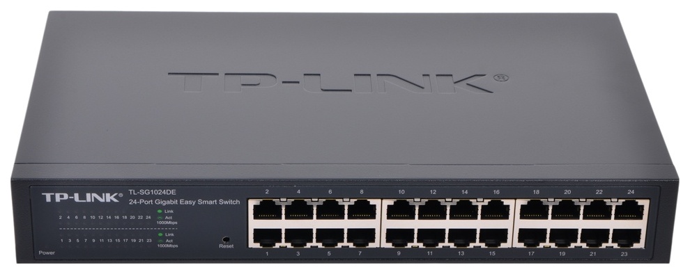 Коммутатор 24-Port Gigabit Easy Smart Switch, 24 10/100/1000Mbps RJ45 ports