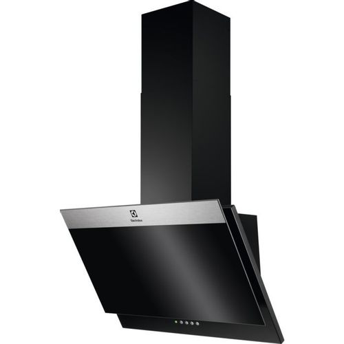 Вытяжка ELECTROLUX/ Наклонная вытяжка, 60 см. стекло, 1 мотор, цвет - черный
