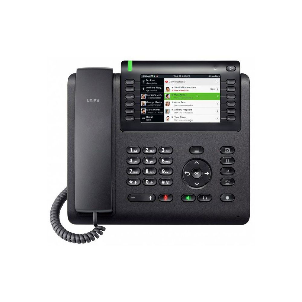 Телефон SIP Unify OpenScape Desk Phone CP700X черный (L30250-F600-C439)