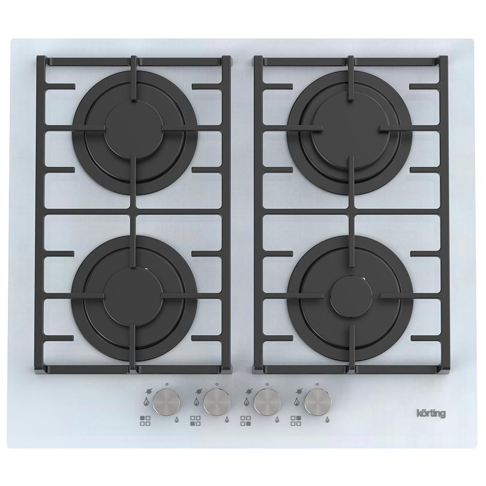 Варочная панель газовая Korting HGG 6805 CW белый