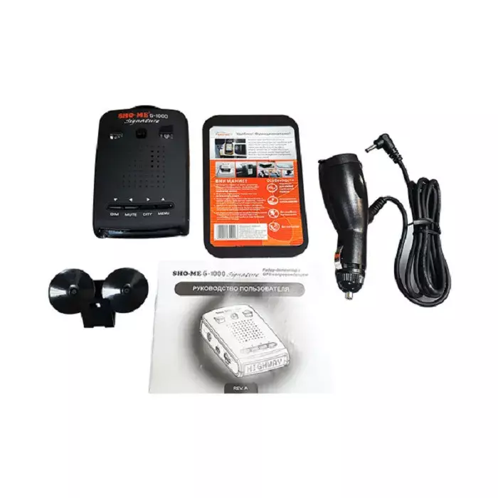 Радар-детектор Sho-Me G-1000 Signature GPS приемник