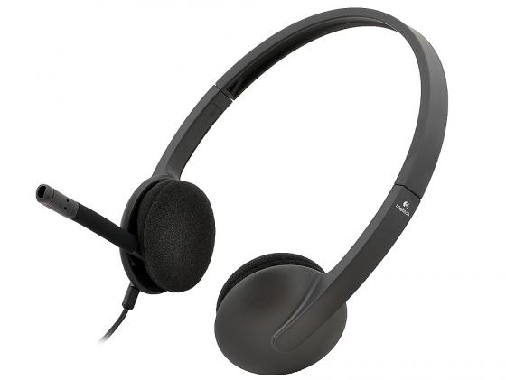 Наушники Logitech H340 [накладные, открытые, 20-20000 Гц, микр., каб. 1,8 м, разъем usb]