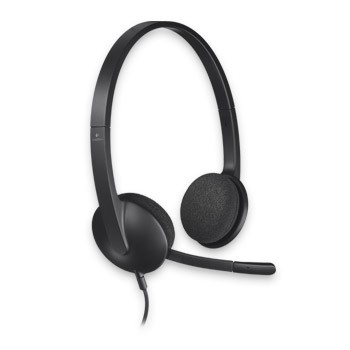 Наушники Logitech H340 [накладные, открытые, 20-20000 Гц, микр., каб. 1,8 м, разъем usb]