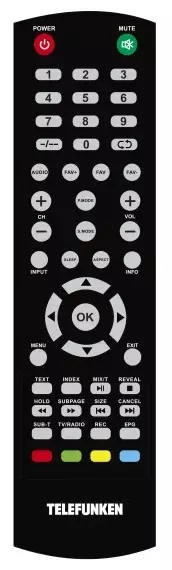 31.5" Телевизор Telefunken TF-LED32S71T2, HD, черный