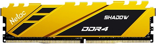 Оперативная память Netac Shadow 8 ГБ [DDR4, 8 ГБx1 шт, 2666 МГц, 19-19-19-43] NTSDD4P26SP-08Y