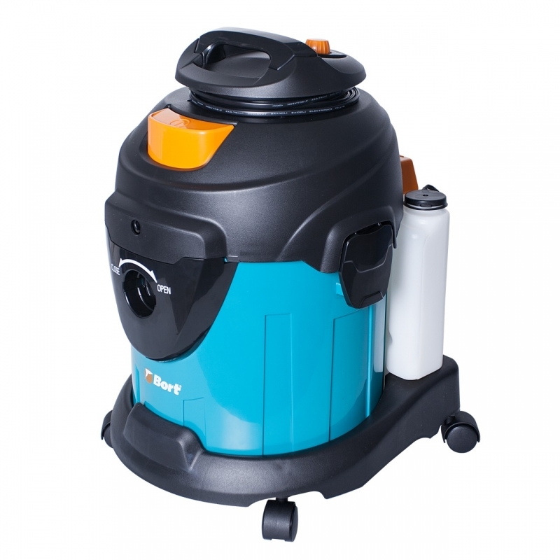 Строительный пылесос Bort BSS-1415-W 1400Вт (уборка: сухая/влажная) синий
