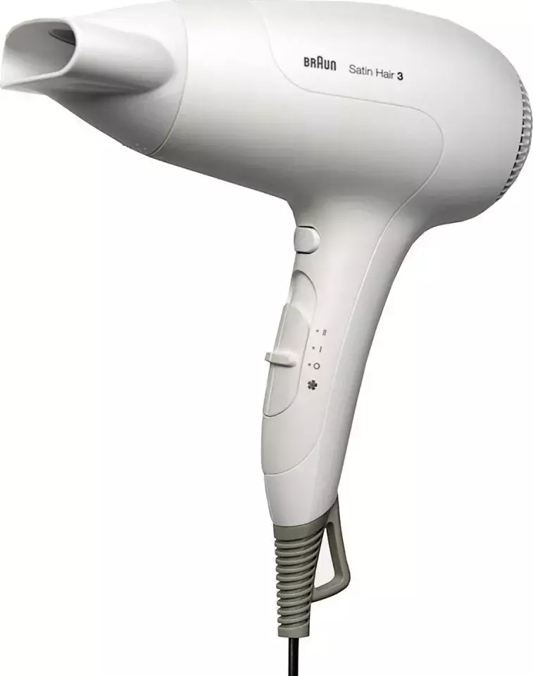 Фен Braun HD 380 2000Вт белый/серебристый