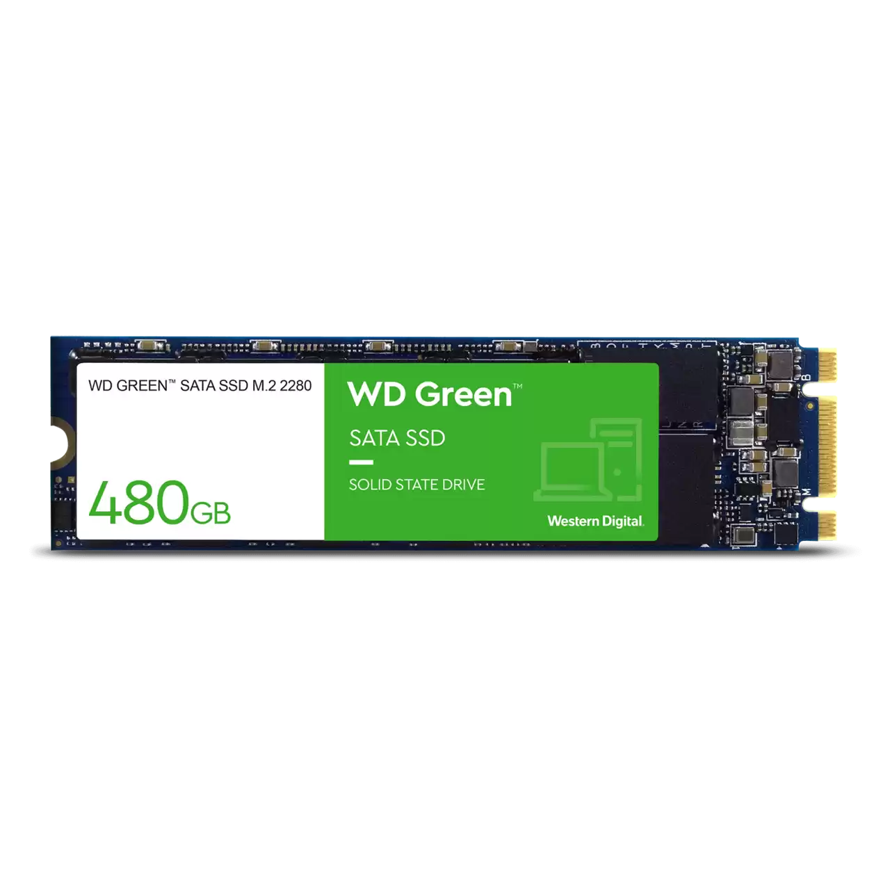 Жесткий диск WD SSD Green, 480GB, M.2