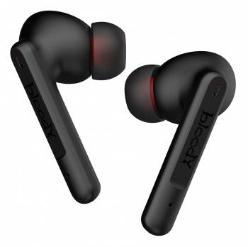 Гарнитура вкладыши A4Tech Bloody M90 черный/красный беспроводные bluetooth в ушной раковине