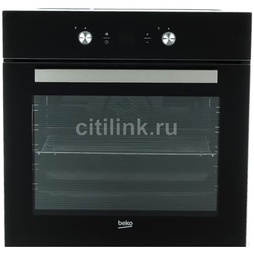 Электрический духовой шкаф Beko BIE24301B [71 л, стекло, дисплей, очистка паром, утапл., сенсор, черный]