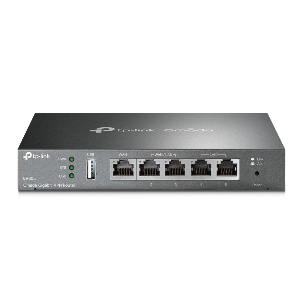Роутер TP-LINK SafeStream ER605, черный