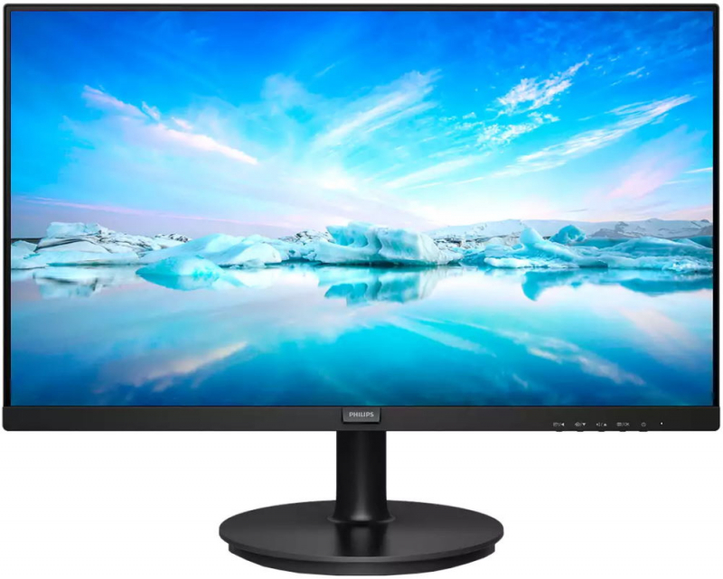 21.5" Монитор Philips 222V8LA/00, 1920x1080, 85 Гц, *VA, черный