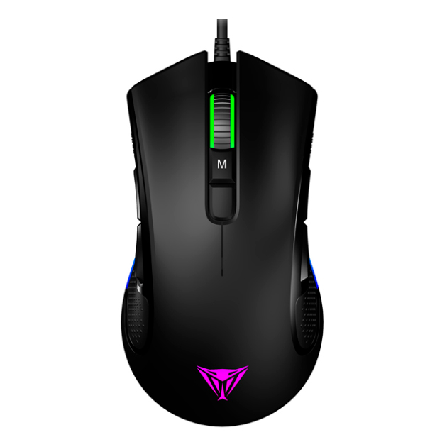 Patriot Viper V550 Игровая мышь (PixArt 3325, Omron, 9 кнопок, 5000 dpi, RGB подсветка, USB)