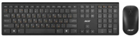 Клавиатура ACER OKR030 Wireless Keyboard and Mouse Combo 2.4G Scissor-foot, Std. Black