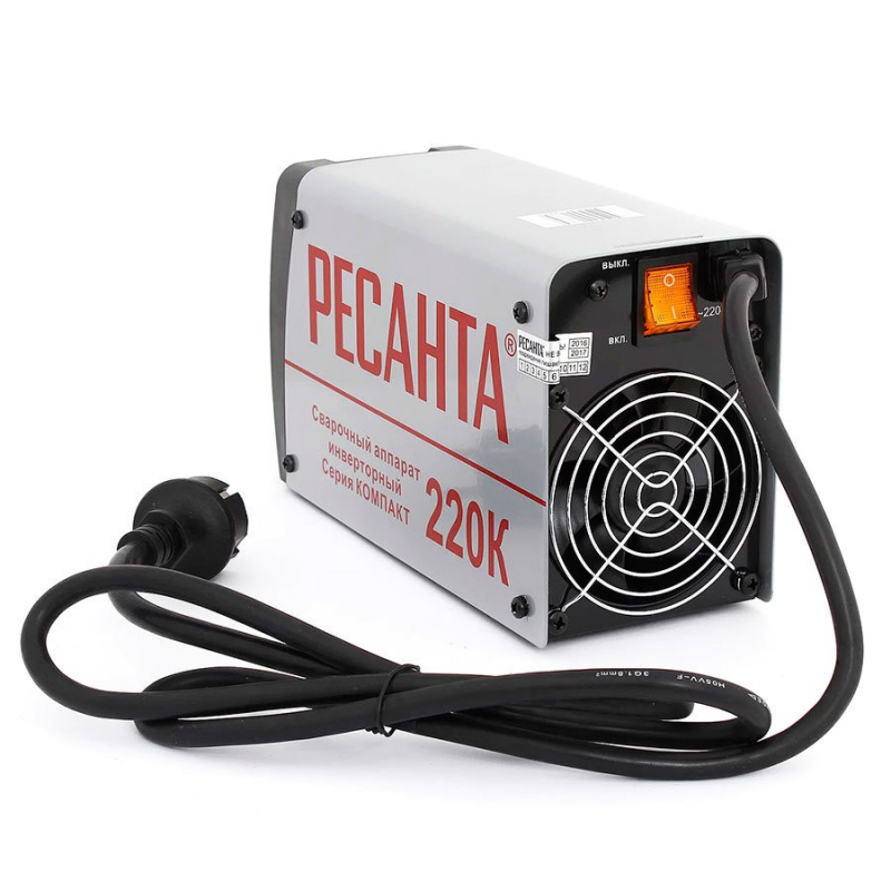 Сварочный аппарат Ресанта САИ-220К инвертор ММА DC 7.2кВт